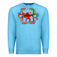 Ocean Blue autism teacher pencil Premium Sweatshirt - Artiststas