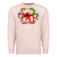 Pale Pink autism teacher pencil Premium Sweatshirt - Artiststas