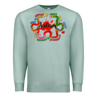 Seafoam autism teacher pencil Premium Sweatshirt - Artiststas