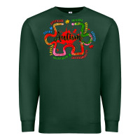 Sports Green autism teacher pencil Premium Sweatshirt - Artiststas