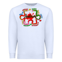 White autism teacher pencil Premium Sweatshirt - Artiststas