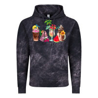 Cloud Black summer coffee cups Vintage Hoodie - AdoDesignShop