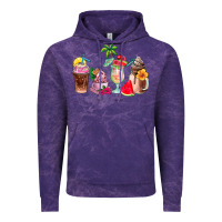 Cloud Purple summer coffee cups Vintage Hoodie - AdoDesignShop