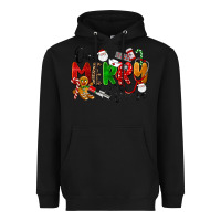 Black One Merry Nurse Heavyweight Hoodie - LillyAllenDesigns