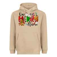 Mushroom One Merry Nurse Heavyweight Hoodie - LillyAllenDesigns