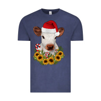 Vintage Denim calf sunflower christmas Vintage Tee - JahusDesignShop