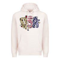 Pale Pink Usa America Premium Hoodie - Bettercallsaul