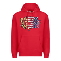 Red Usa America Premium Hoodie - Bettercallsaul
