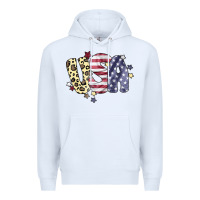 White Usa America Premium Hoodie - Bettercallsaul
