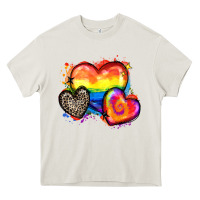 Cream pride hearts Heavy Core Tee - Zillion Design Studio