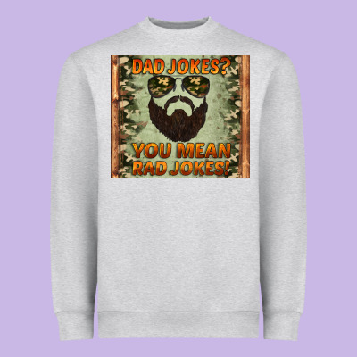Dad Jokes You Mean Rad Jokes Heavyweight Sweatshirt Designed By Artiststas