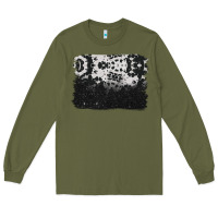 Army Green cowhide background Long Sleeve Tee - BarkalooDesign