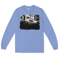 Colony Blue cowhide background Long Sleeve Tee - BarkalooDesign