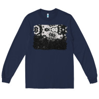 Navy cowhide background Long Sleeve Tee - BarkalooDesign