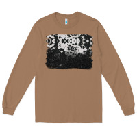 Toasted Coconut cowhide background Long Sleeve Tee - BarkalooDesign