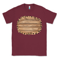 Burgundy wood and leopard background 3200x2400 Classic Tee - AdoDesignShop