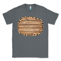 Charcoal Heather wood and leopard background 3200x2400 Classic Tee - AdoDesignShop