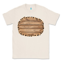 Natural wood and leopard background 3200x2400 Classic Tee - AdoDesignShop