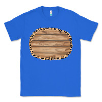 True Royal wood and leopard background 3200x2400 Classic Tee - AdoDesignShop