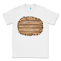 White wood and leopard background 3200x2400 Classic Tee - AdoDesignShop