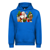 Cobalt santa coffee cups christmas Urban Hoodie - CowGirlArtShop