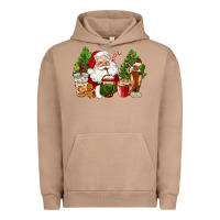 Pigment Burro santa coffee cups christmas Urban Hoodie - CowGirlArtShop