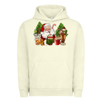 Pigment Pistachio santa coffee cups christmas Urban Hoodie - CowGirlArtShop