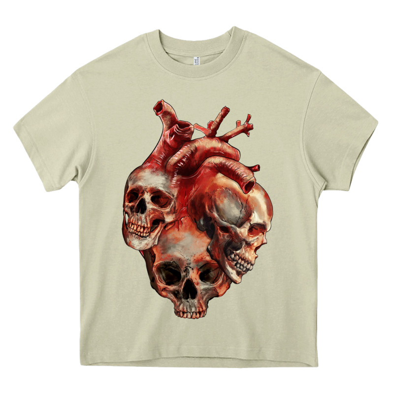 Heart Skulls Heavy Core Tee by RanaPortraitStore | Teevron