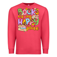 Cardinal books are my happy place Premium Sweatshirt - Artiststas