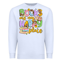 White books are my happy place Premium Sweatshirt - Artiststas