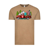 Vintage Coffee rca nurse truck with cactus Vintage Tee - AdoDesignShop