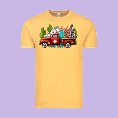 Rca Nurse Truck With Cactus Vintage Tee Designed By Adodesignshop