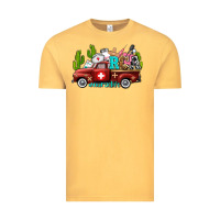 Vintage Mustard rca nurse truck with cactus Vintage Tee - AdoDesignShop