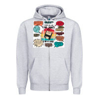 Heather Grey ı keep all my dad jokes in a dad a base Zipper Hoodie - MaliasSmallBusiness