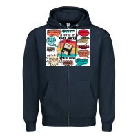 Navy ı keep all my dad jokes in a dad a base Zipper Hoodie - MaliasSmallBusiness