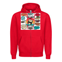 Red ı keep all my dad jokes in a dad a base Zipper Hoodie - MaliasSmallBusiness