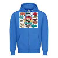 True Royal ı keep all my dad jokes in a dad a base Zipper Hoodie - MaliasSmallBusiness