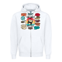 White ı keep all my dad jokes in a dad a base Zipper Hoodie - MaliasSmallBusiness