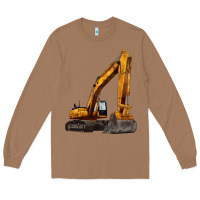 Toasted Coconut excavator Long Sleeve Tee - LillyAllenDesigns