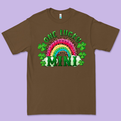 St Patrick's Day One Lucky Mini Premium Tee Designed By Ranaportraitstore