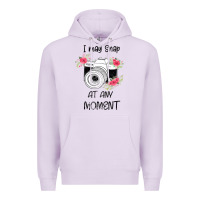 Lilac I May Snap At Any Moment Premium Hoodie - Bettercallsaul