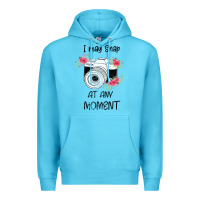 Ocean Blue I May Snap At Any Moment Premium Hoodie - Bettercallsaul