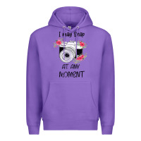 Purple I May Snap At Any Moment Premium Hoodie - Bettercallsaul
