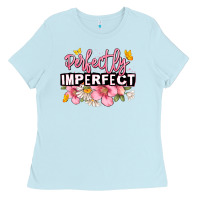 Baby Blue perfectly imperfect Ladies Tee - JahusDesignShop
