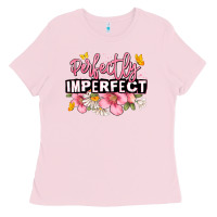 Bubblegum Pink perfectly imperfect Ladies Tee - JahusDesignShop