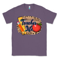 Lavender teacher life background 3200x2400 Classic Tee - AdoDesignShop