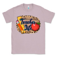 Lilac teacher life background 3200x2400 Classic Tee - AdoDesignShop