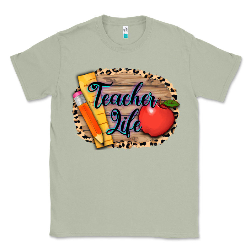 Teacher Life Background 3200x2400 Classic Tee by AdoDesignShop | Teevron