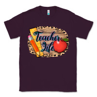 Plum teacher life background 3200x2400 Classic Tee - AdoDesignShop