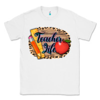White teacher life background 3200x2400 Classic Tee - AdoDesignShop